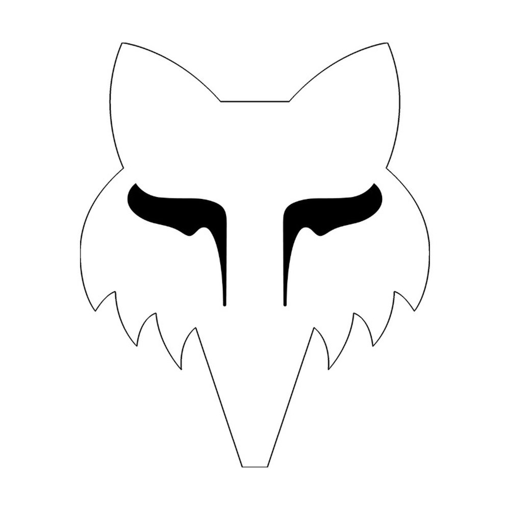 FOX FOX HEAD 2.5" Weiss