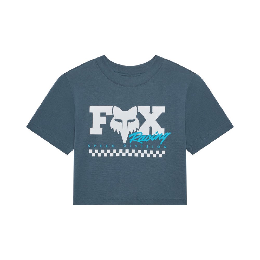 FOX W CHECKER SS BABY T-Shirt für Frauen Deep Cobalt
