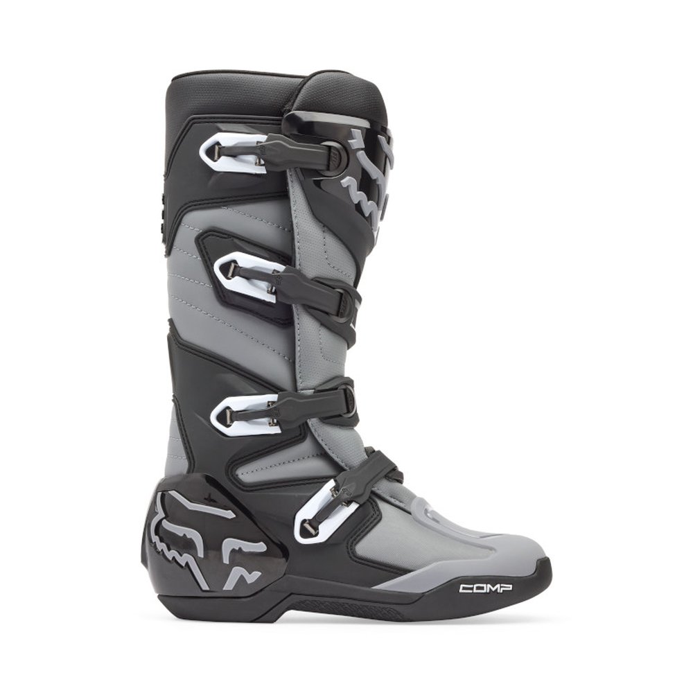 FOX COMP BOOT Motocross Stiefel Schwarz/Grau