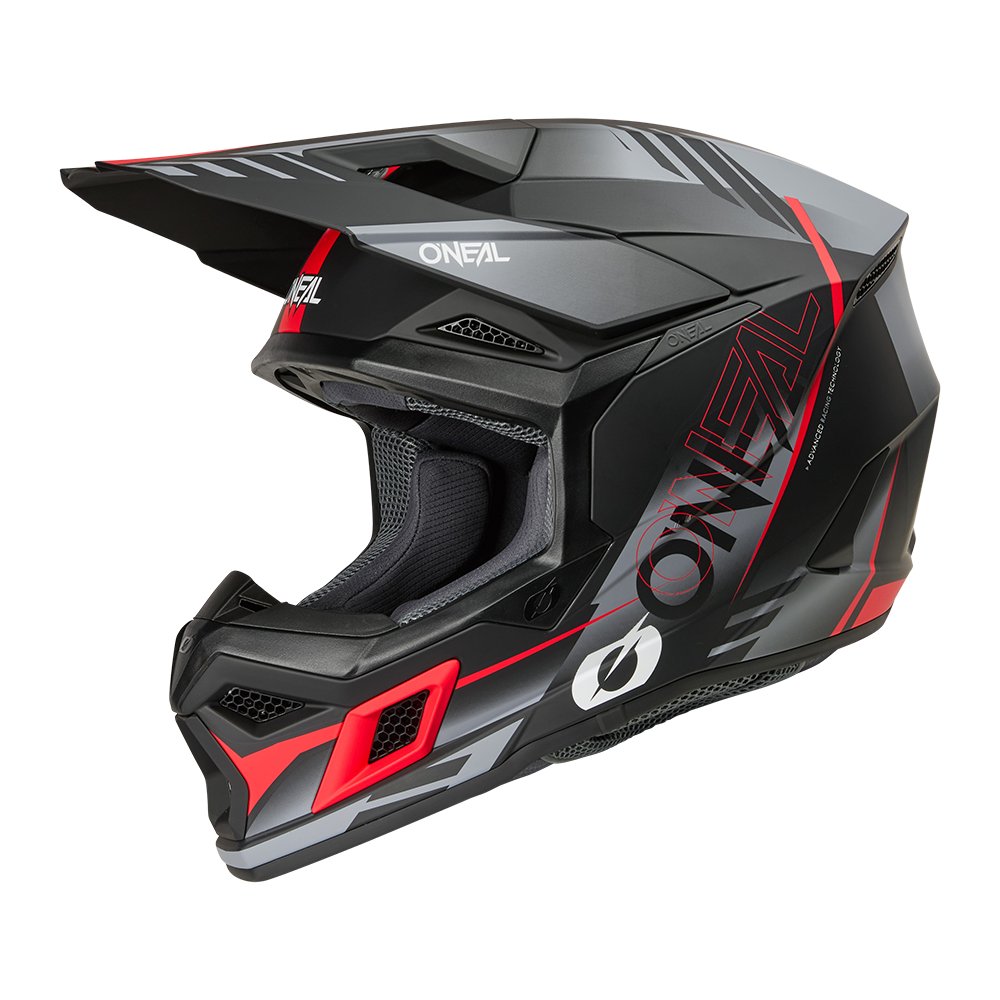 ONEAL 3SRS Motocross Helm Haze schwarz/grau/rot ONEAL 3SRS Motocross Helm Haze schwarz/grau/rot