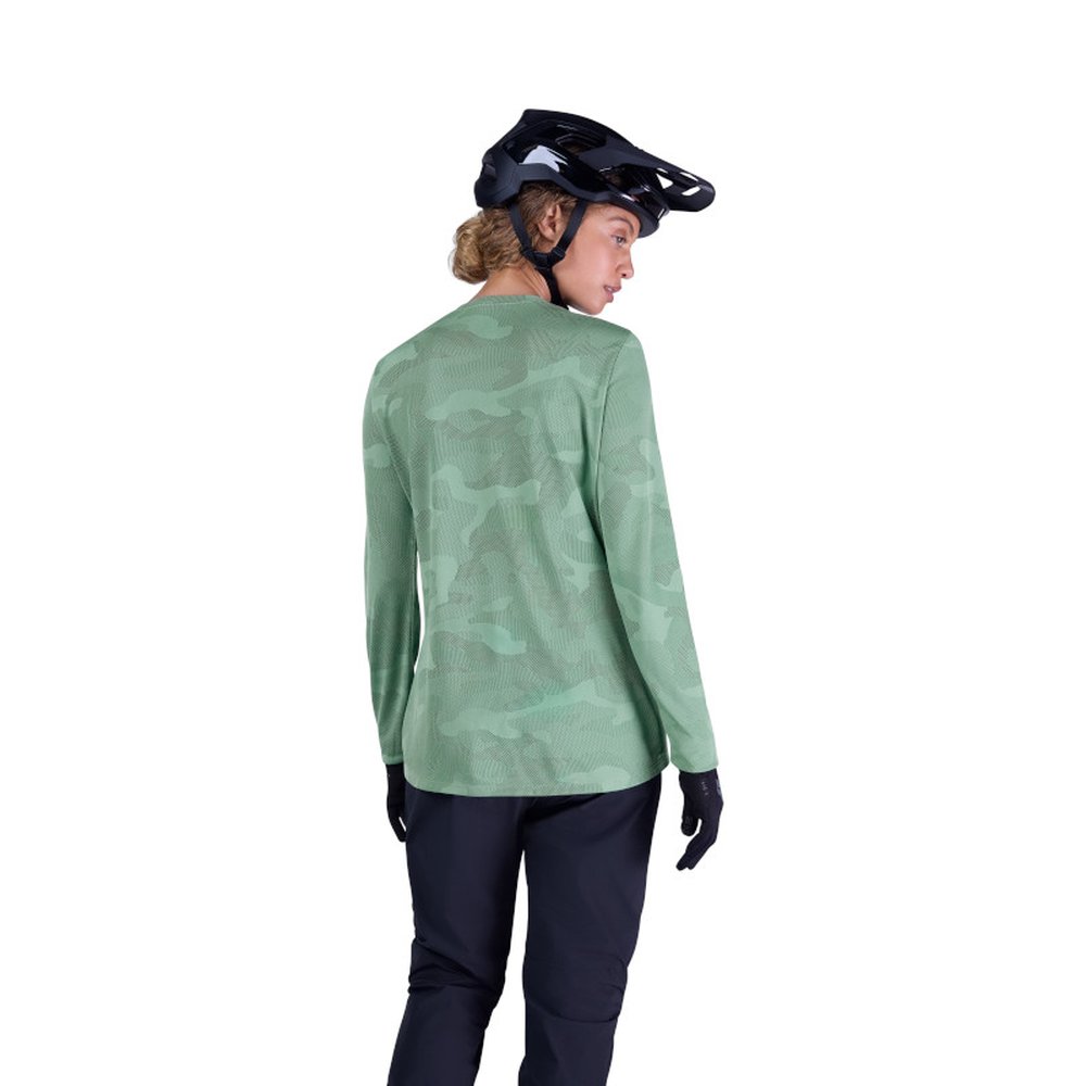 FOX WOMEN RANGER TRU DRI MTB Jersey langärmlig Pine