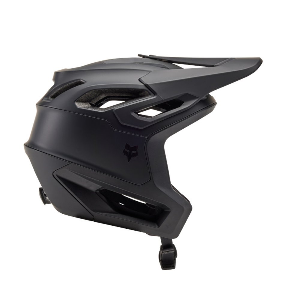 FOX DROPFRAME PRO MATTE BLACK Halbschale MTB Helm Matt Schwarz