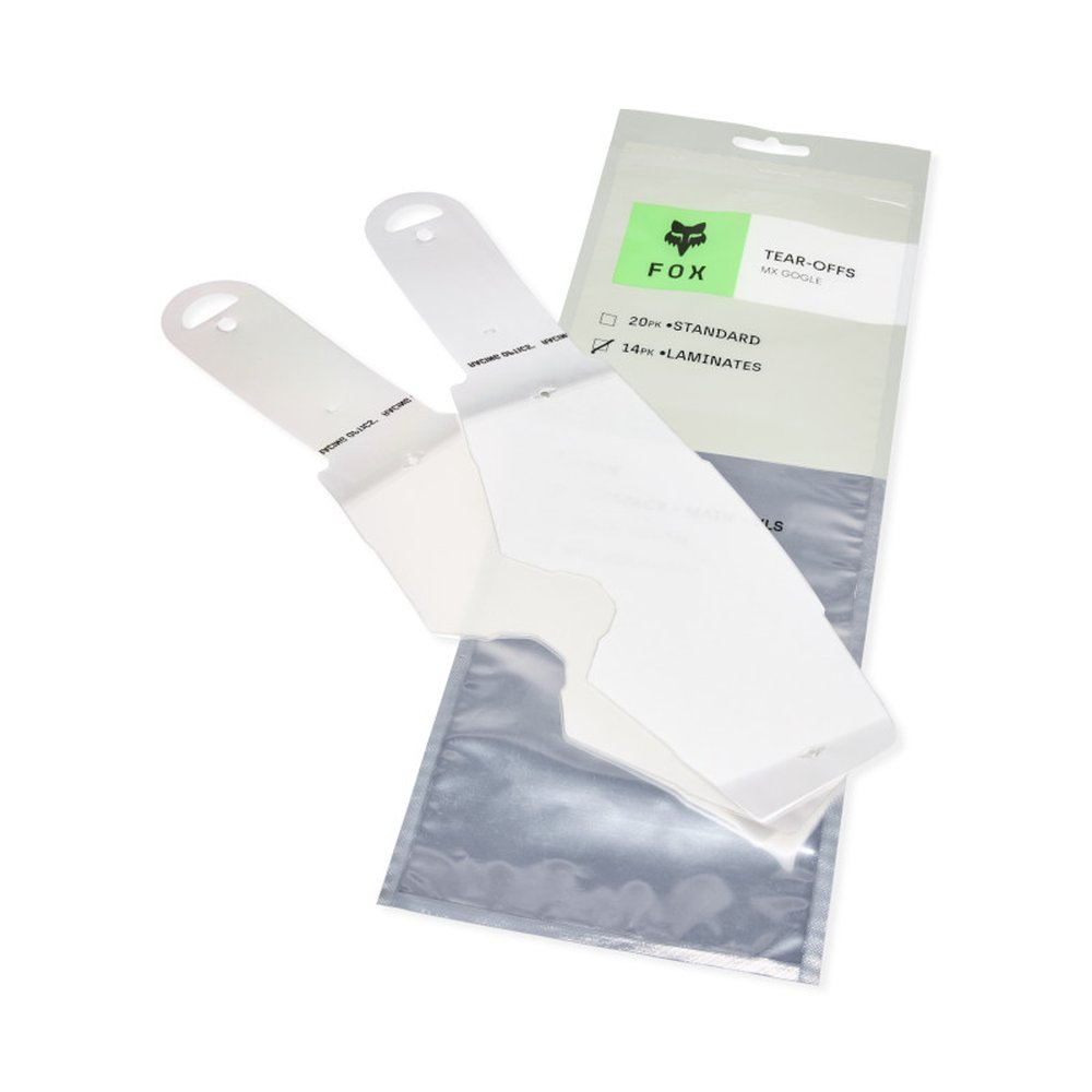 FOX MX24 ARSPC/MAIN LAM TO (2 x 7er Packs) TEAR OFF Abreissfolien Clear