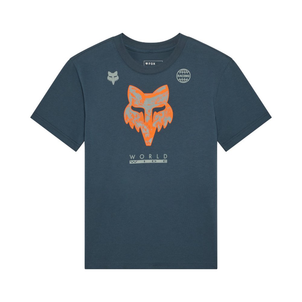 FOX W IMAGE PRINT SS T-Shirt für Frauen Deep Cobalt