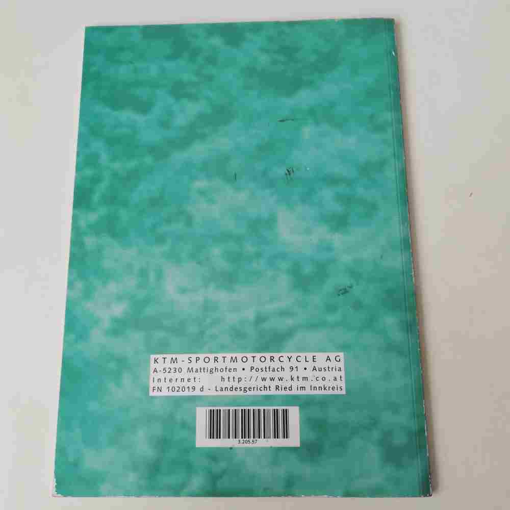 KTM 50 SXR Adventure Pro Junior/Senior 1999 Motorrad-Handbuch gebraucht
