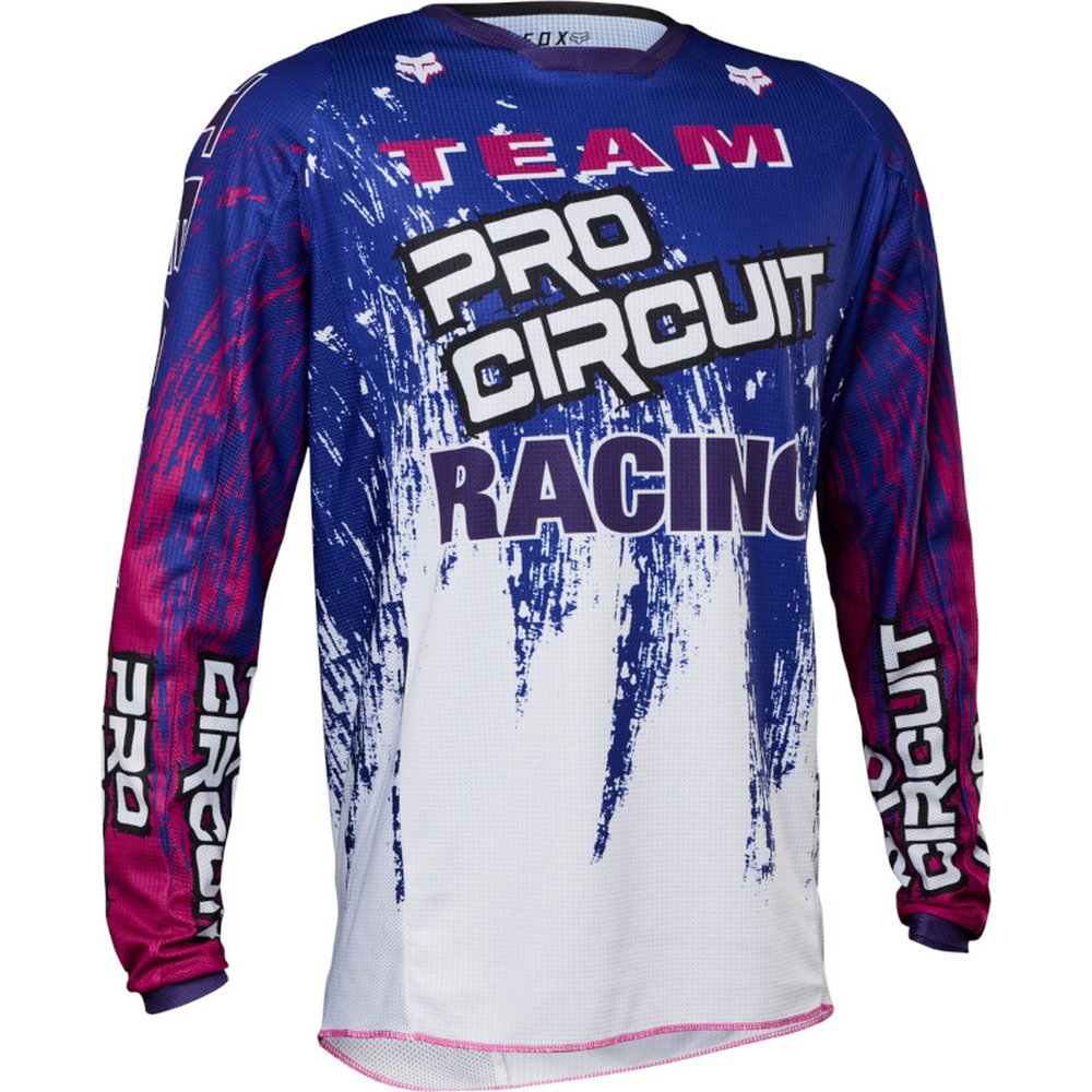 FOX PRO CIRCUIT 180 JERSEY Weiss/Blau