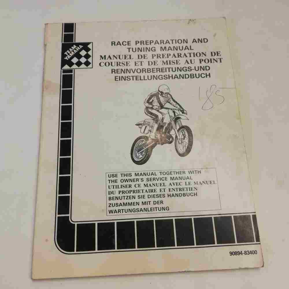 YAMAHA YZ & IT 1985 90894-83400 Motorrad-Handbuch gebraucht