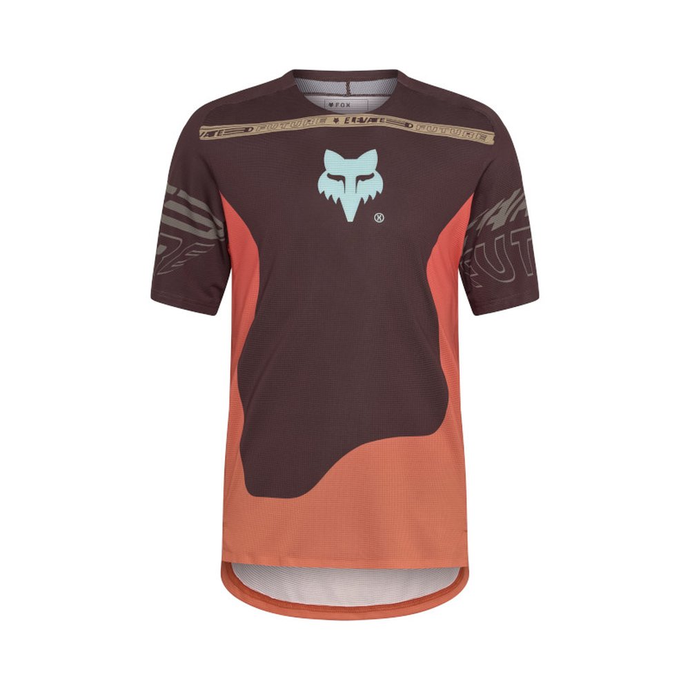 FOX FLEXAIR SS JERSEY ELEVATED kurzärmlig Cocoa