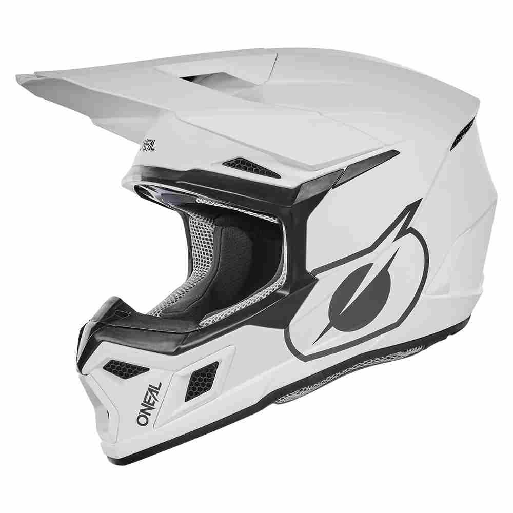 ONEAL 3SRS Solid Motocross Helm weiss