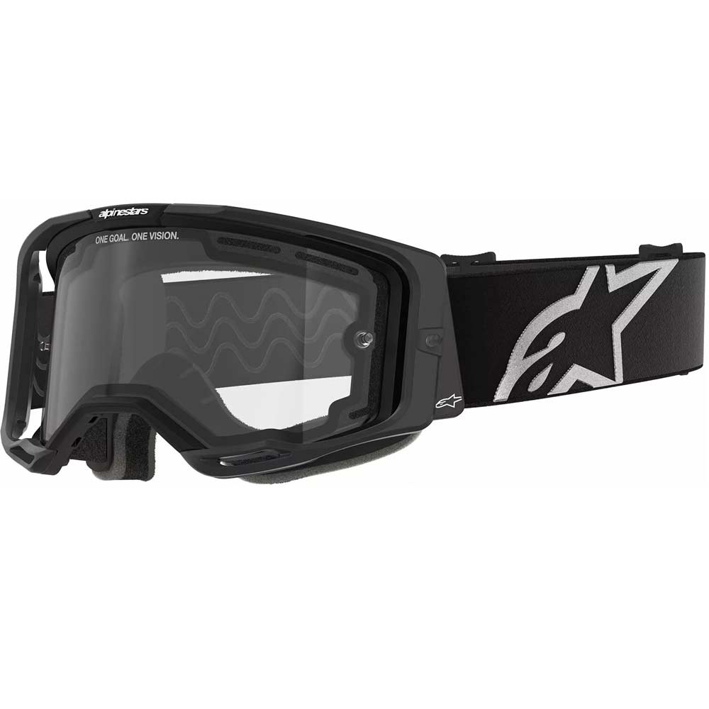 ALPINESTARS Vision 8 Corp Brille schwarz klar Einheitsgröße