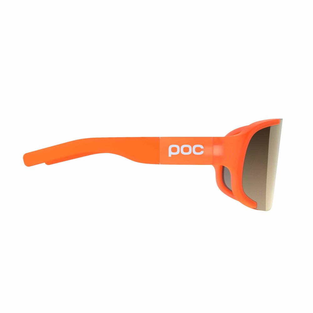 POC Aspire Mid Gravel Brille Fluo. Orange Translucent/Clarity Road/Partly Sunny Gold