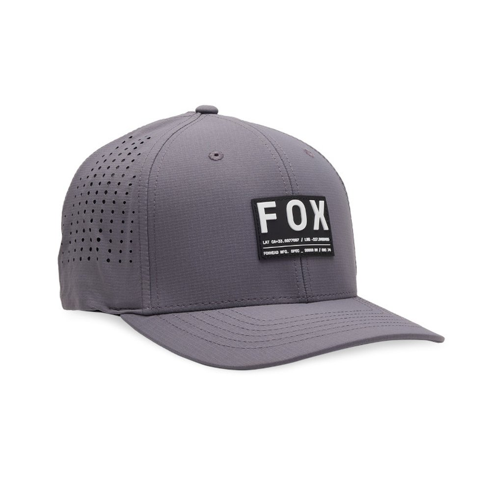 FOX NON STOP TECH FLEXFIT Kappe Steel Gray