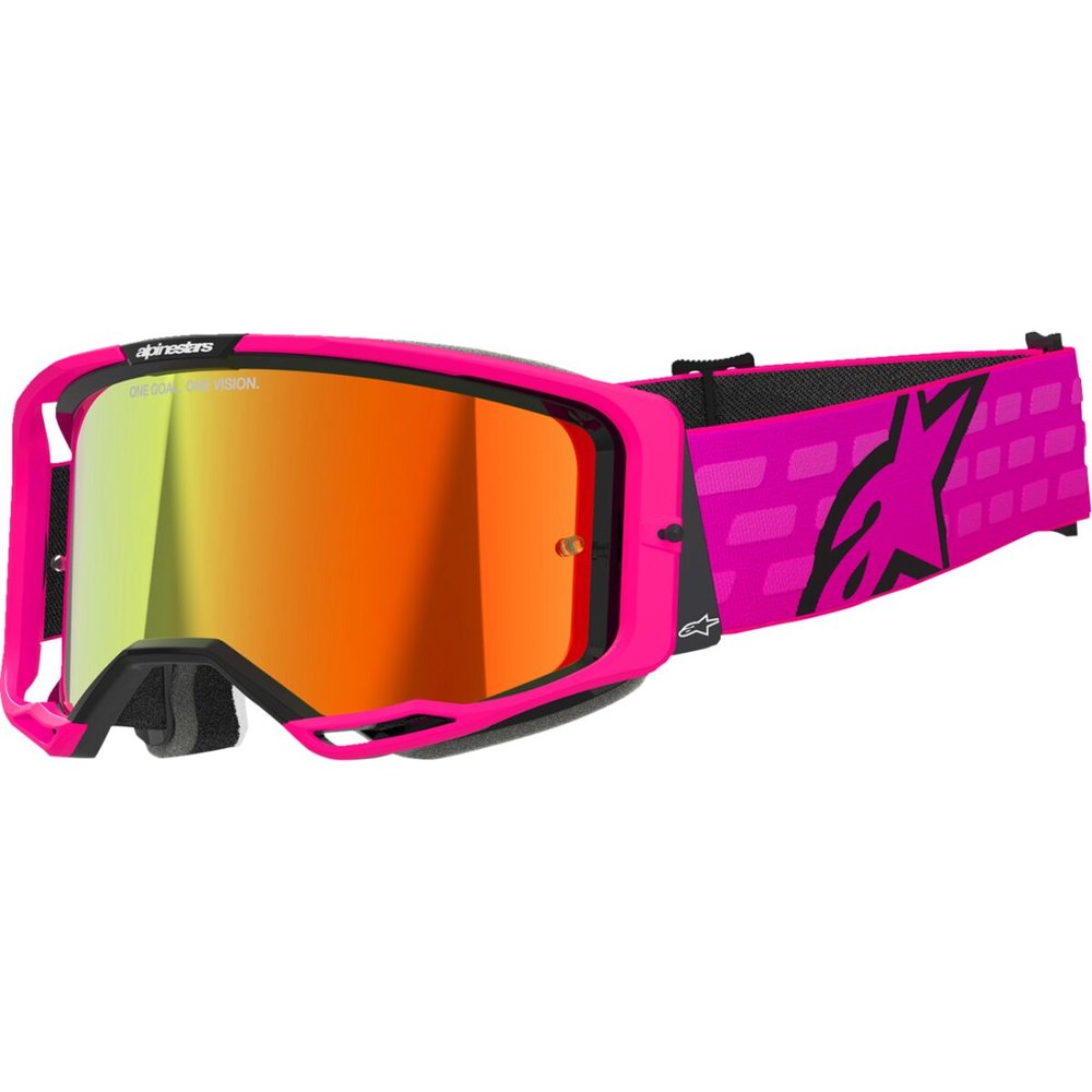 ALPINESTARS Vision 8 Corp Brille pink rot verspiegelt