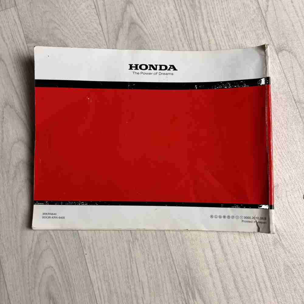 HONDA CRF 250 R 2011 3RKRN640 00X3R-KRN-6400 Motorrad Handbuch gebraucht