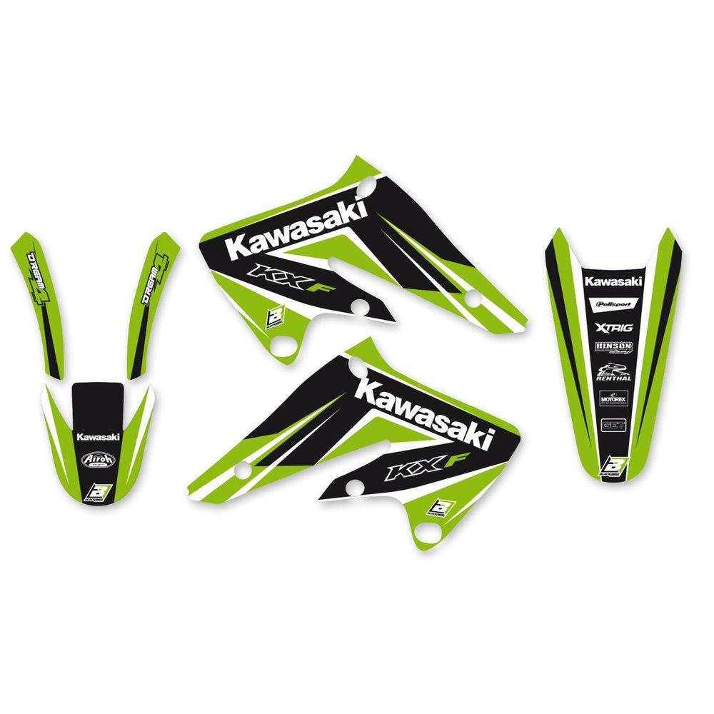 BLACKBIRD RACING Dream 4 Dekorsatz Kawasaki KXF250 4-05