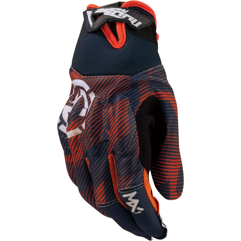 MOOSE RACING MX1 Motocross Handschuhe grau orange