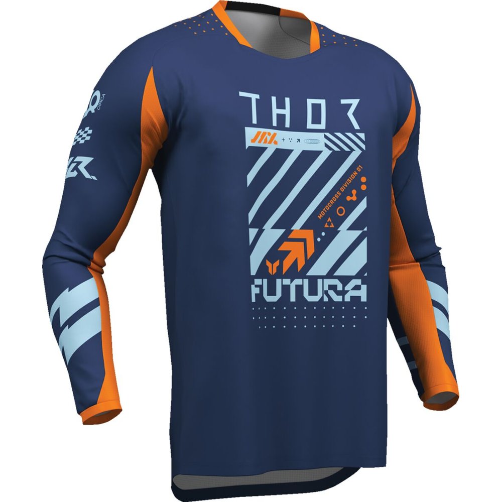 THOR Launchmode Futura Youth Kinder Jersey navy blau/orange