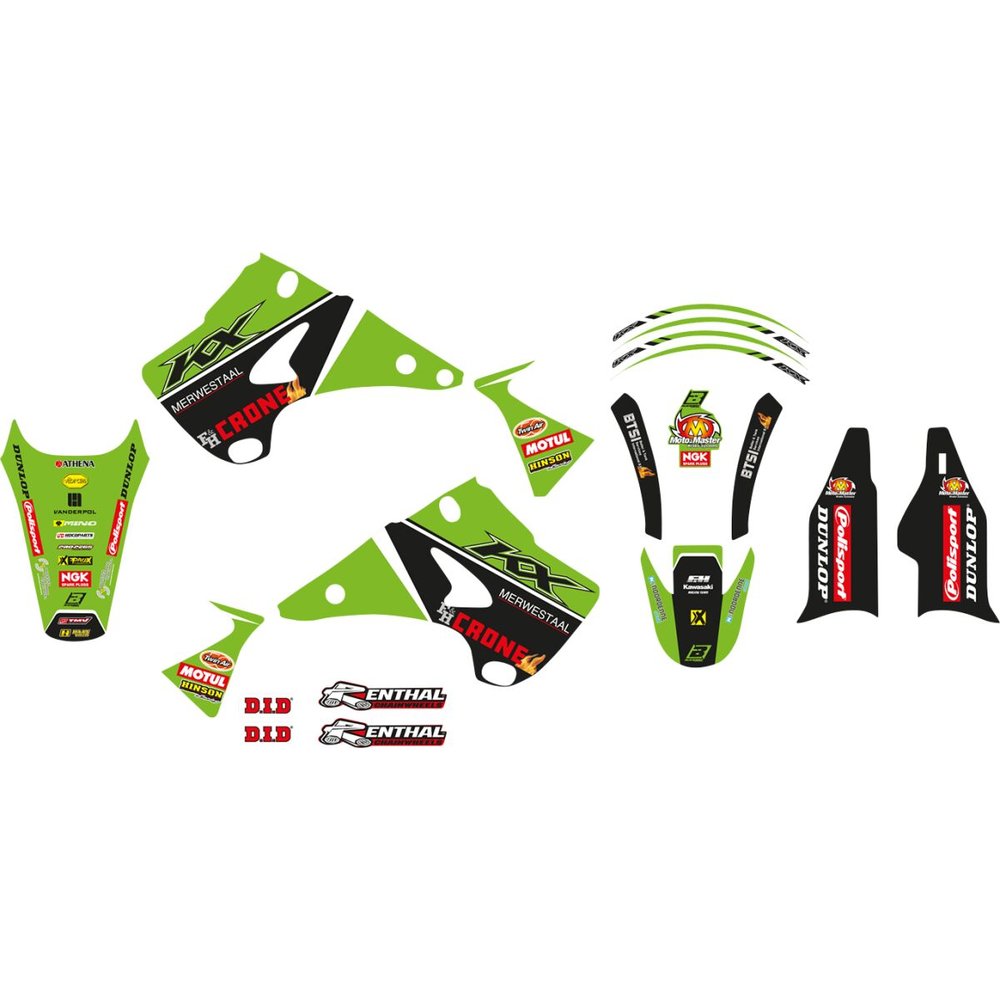 BLACKBIRD RACING Dekorsatz mit Sitzbankbezug Kawasaki F&H 22