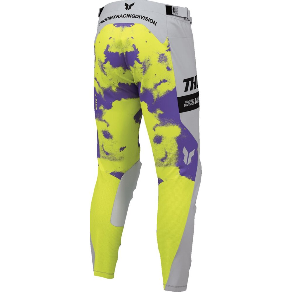 THOR Launchmode Bleach Motocross Hose grau/acid neon gelb