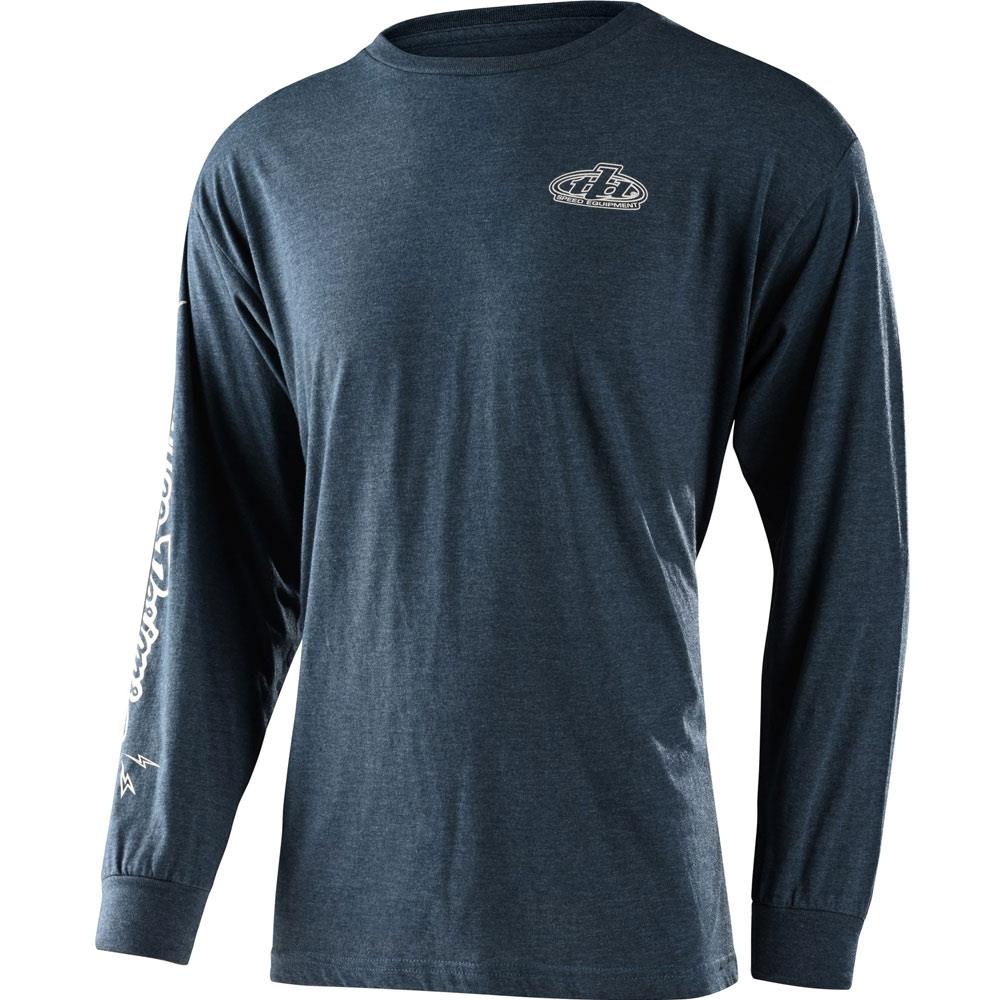 TROY LEE DESIGNS Pistonbone LS T-Shirt blau heather