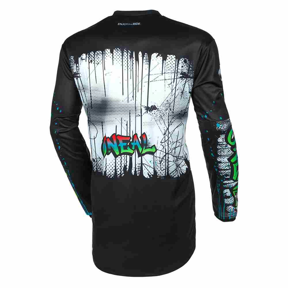 ONEAL Element Youth Rancid Kinder Jersey schwarz weiss ONEAL Element Youth Rancid Kinder Jersey schwarz weiss