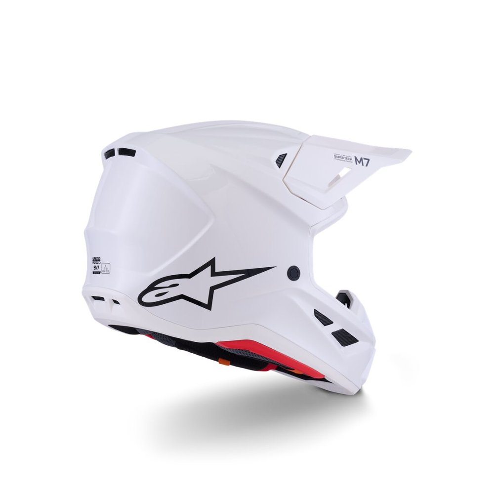 ALPINESTARS Supertech M7 Motocross Helm weiss-glossy ALPINESTARS Supertech M7 Motocross Helm weiss-glossy