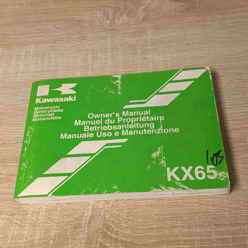KAWASAKI KX65 (A) 2003 99976-1136 Motorrad-Handbuch gebraucht