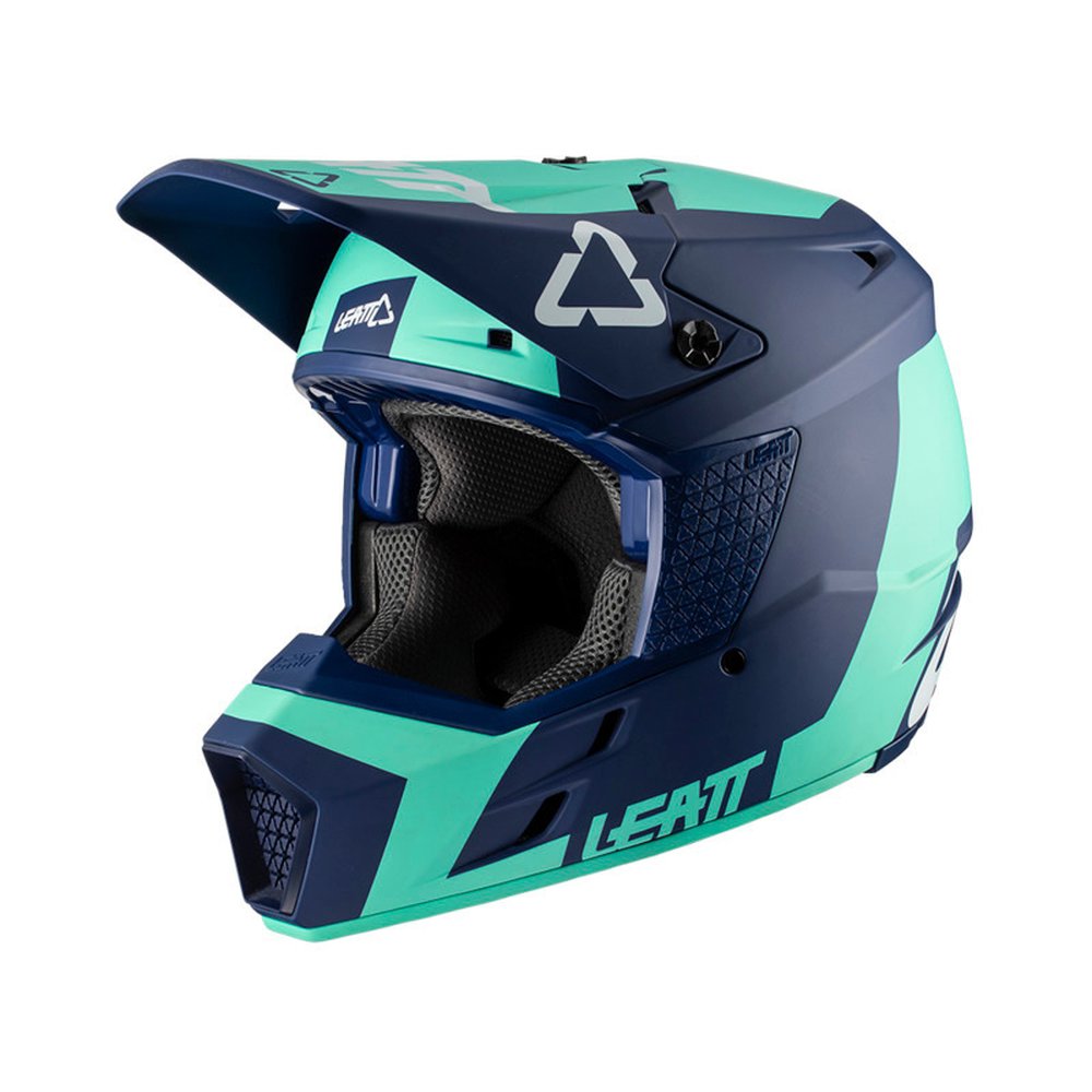 LEATT GPX 3.5 Motocrosshelm grün-blau
