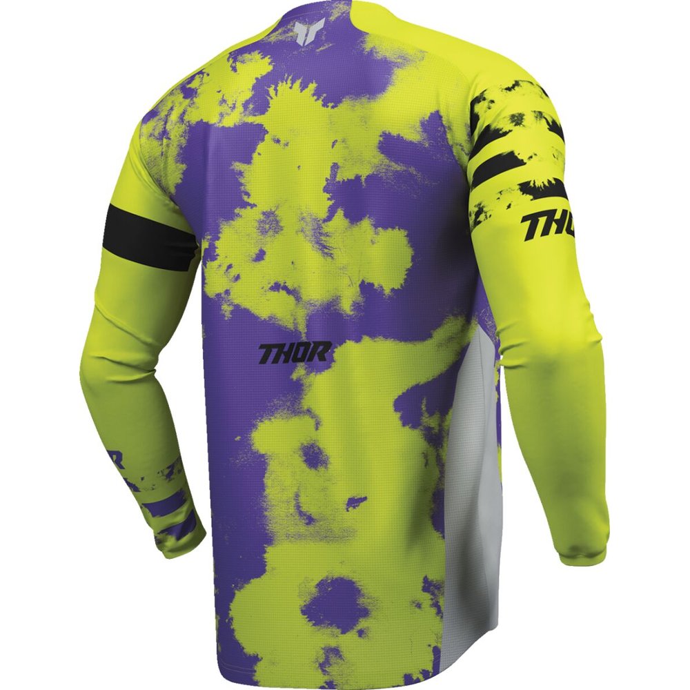 THOR Launchmode Bleach Jersey grau/acid neon gelb