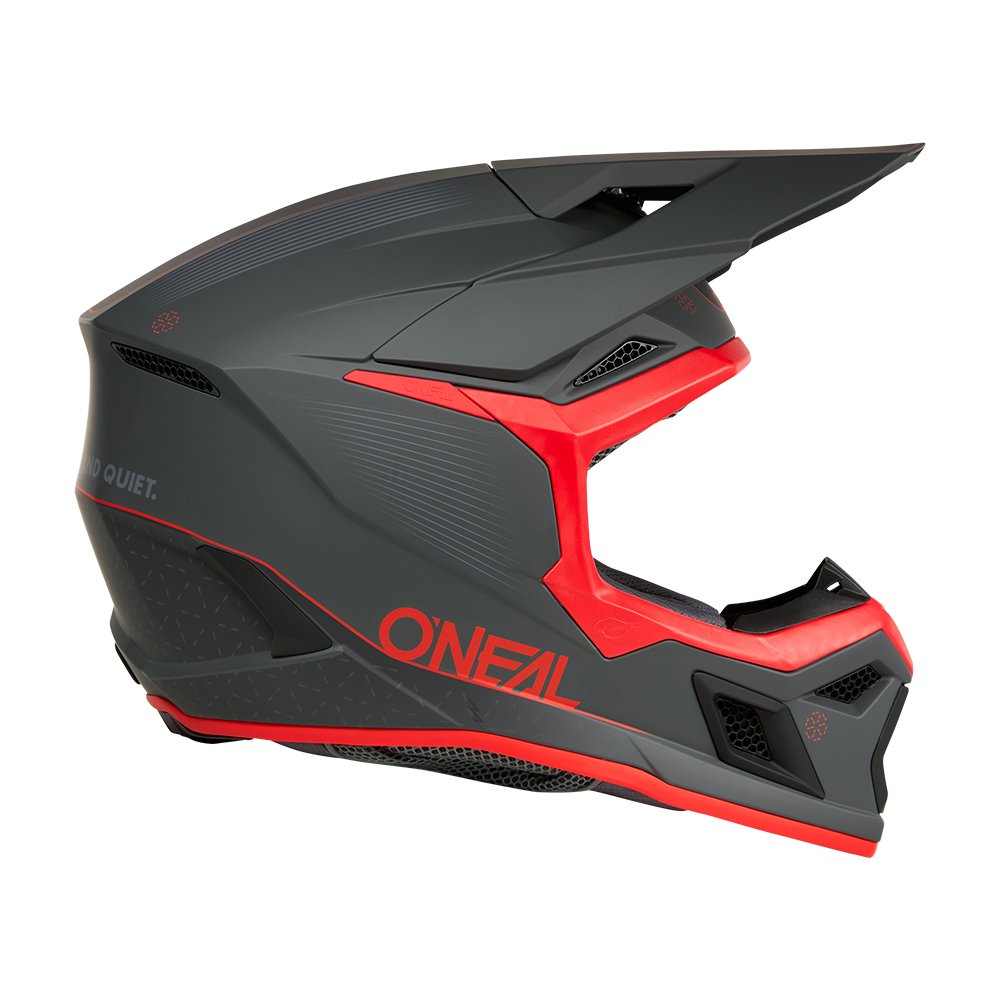 ONEAL 3SRS Motocross Helm E-Stroke grau/rot ONEAL 3SRS Motocross Helm E-Stroke grau/rot