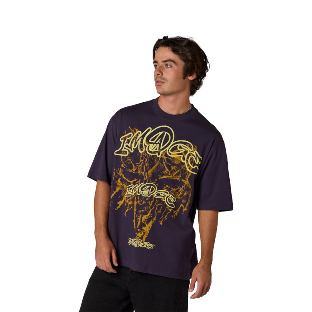 FOX IMAGE PRINT MIDWEIGHT T-Shirt Plum Perfect