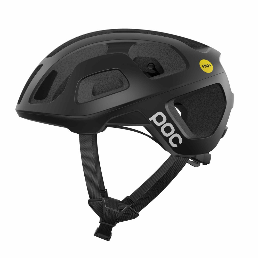POC Octal MIPS Gravel Helm Uranium Black Matt