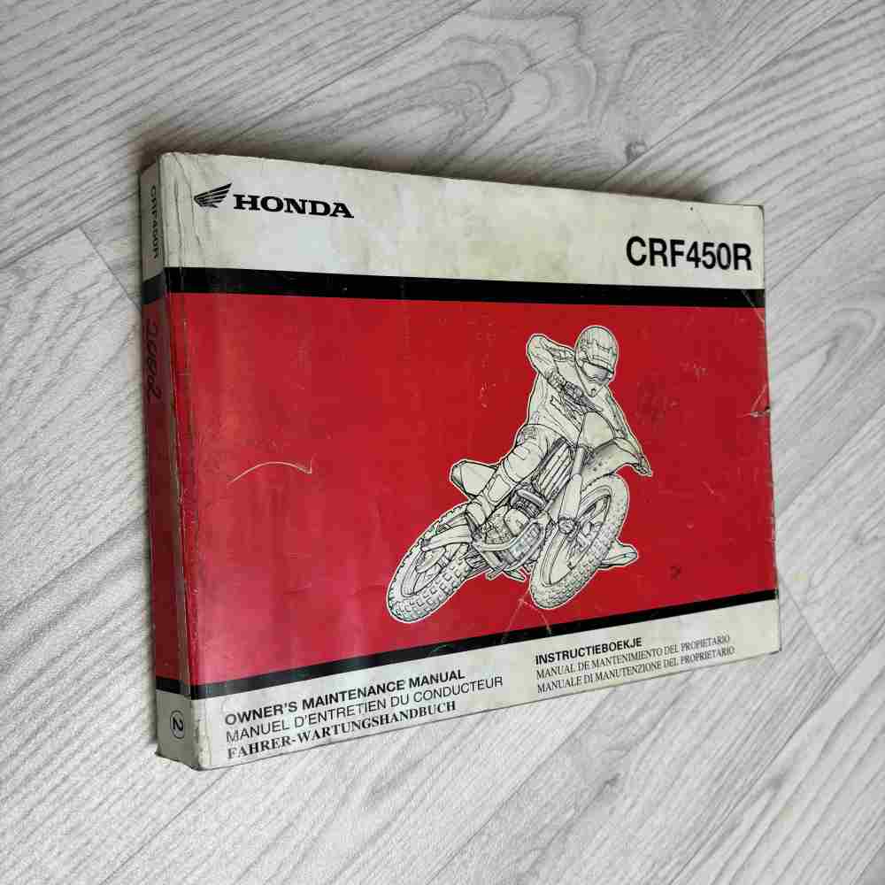 HONDA CRF 450 R 2002 69MEB800 00X69-MEB-8000 Motorrad-Handbuch gebraucht