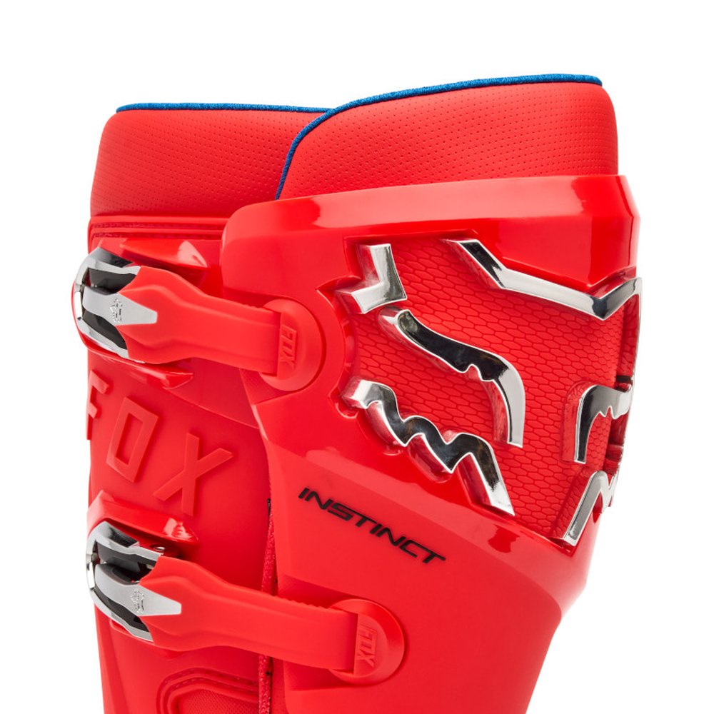 FOX INSTINCT BOOT Motocross Stiefel Neon Rot