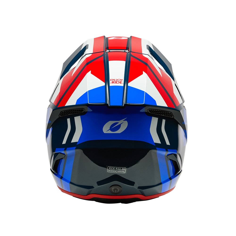 ONEAL 3SRS Motocross Helm Ride blau/weiss/rot ONEAL 3SRS Motocross Helm Ride blau/weiss/rot
