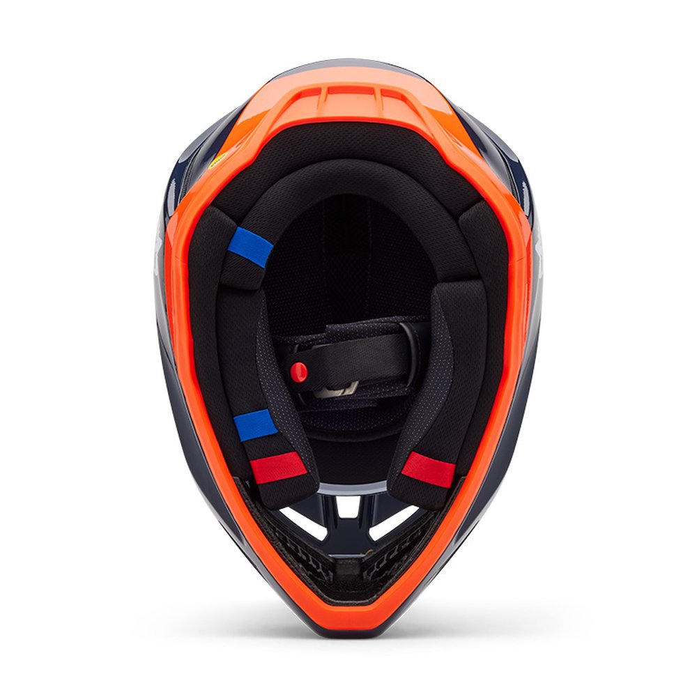 FOX V3 DIVIDER Motocross Helm Midnight