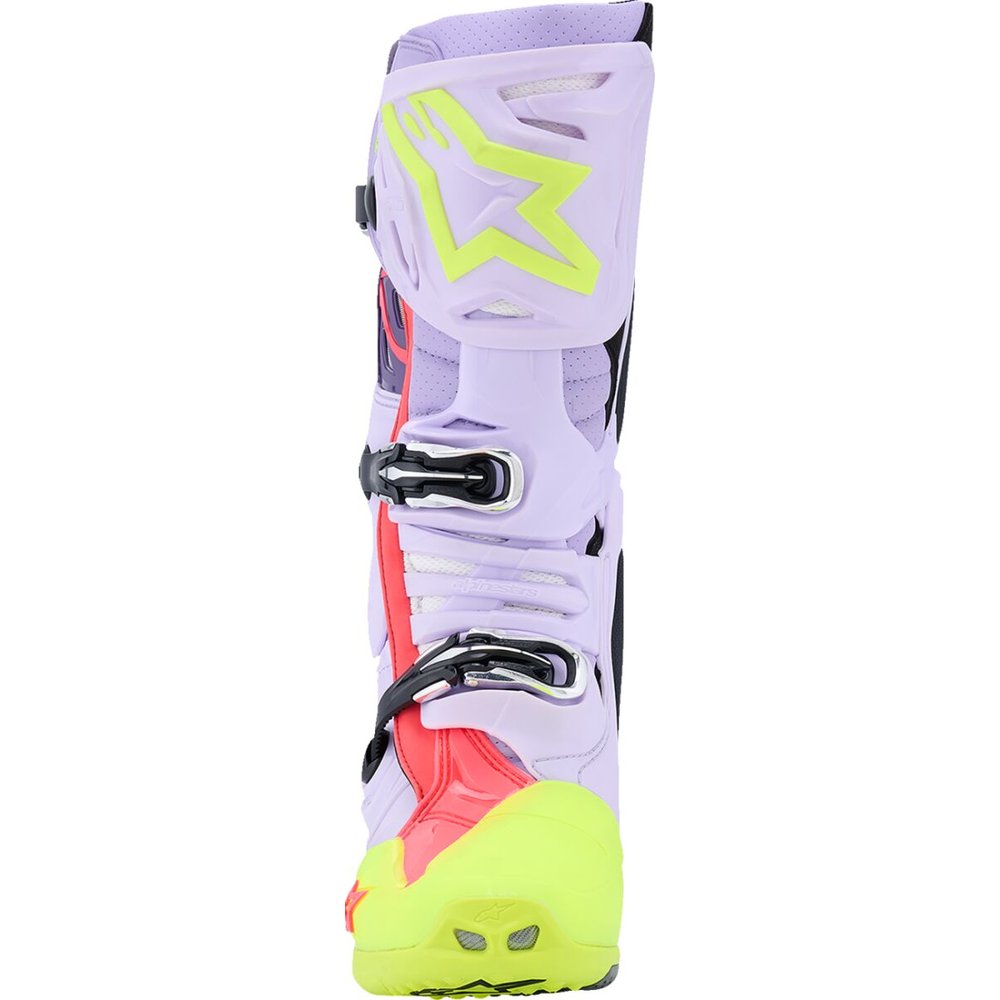 ALPINESTARS Tech 10 Supervented belüftete Motocross Stiefel lila/neon gelb/Diva Pink ALPINESTARS Tech 10 Supervented belüftete Motocross Stiefel lila/neon gelb/Diva Pink