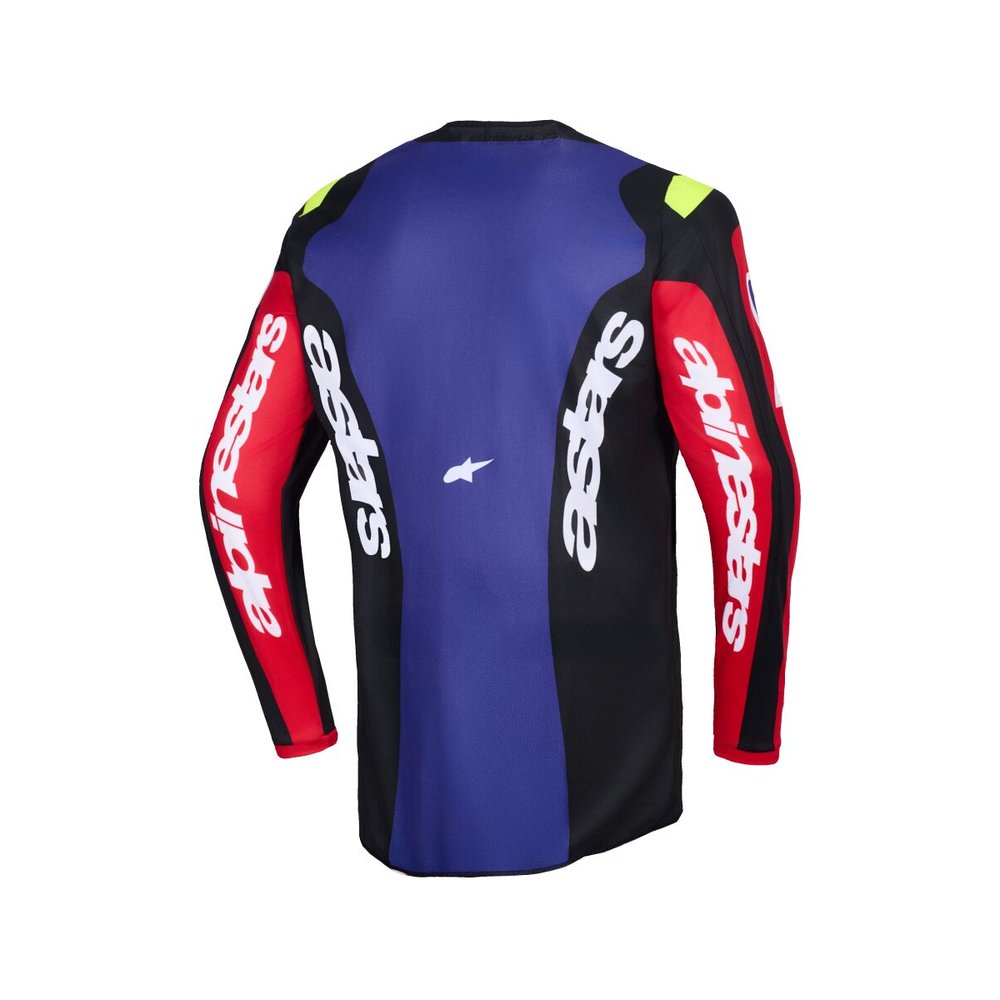 ALPINESTARS Fluid Grid Jersey rot/schwarz/lila ALPINESTARS Fluid Grid Jersey rot/schwarz/lila