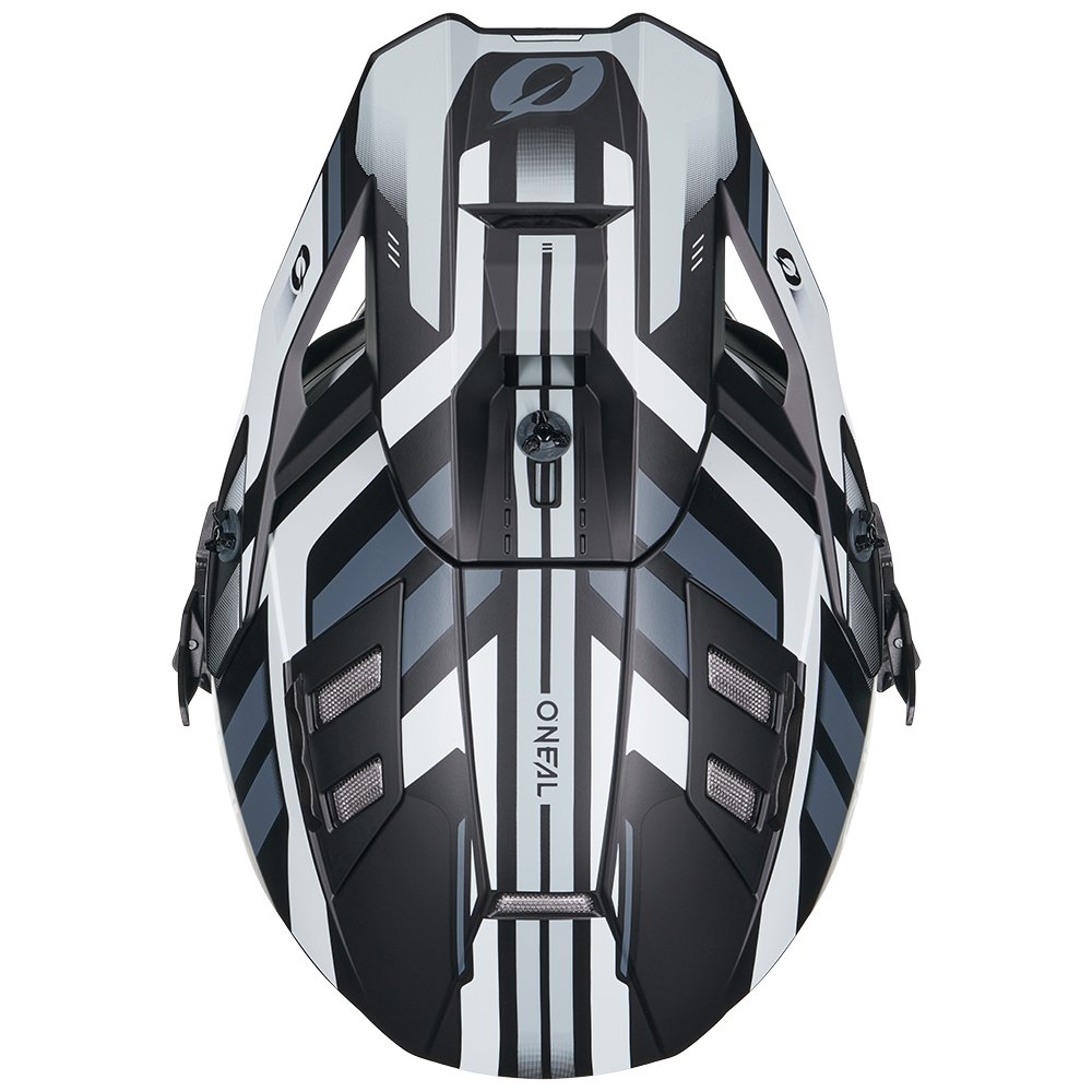 ONEAL EX-SRS Motocross Helm Dust schwarz/grau