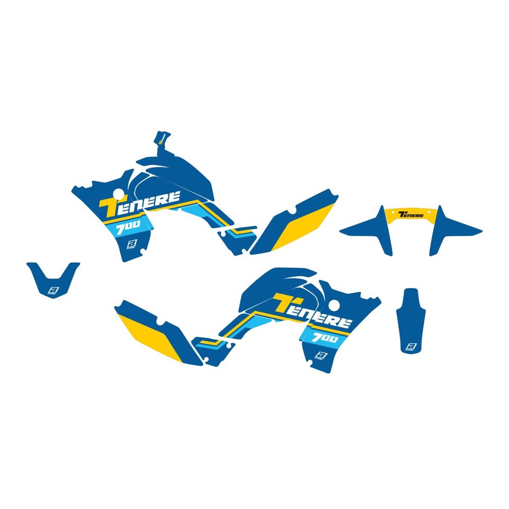 BLACKBIRD RACING Dekorsatz Tenere rot