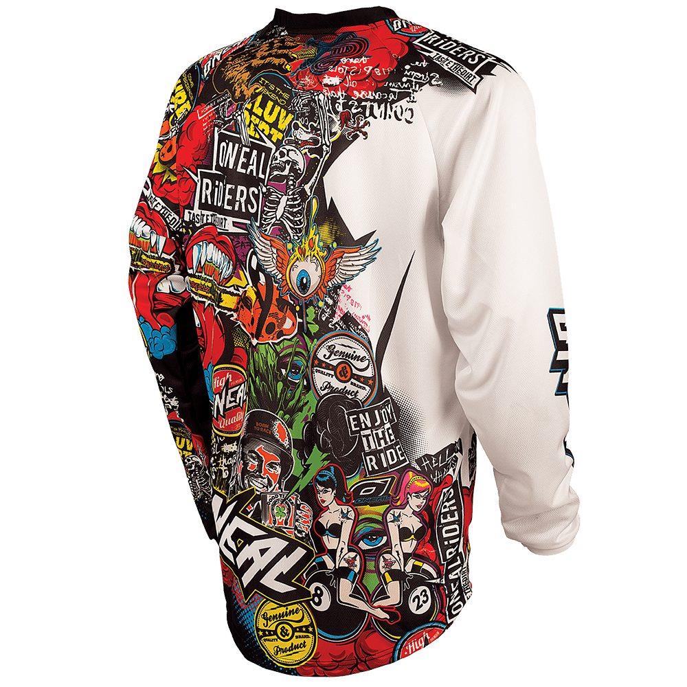 ONEAL Mayhem Crank MX Jersey schwarz multi