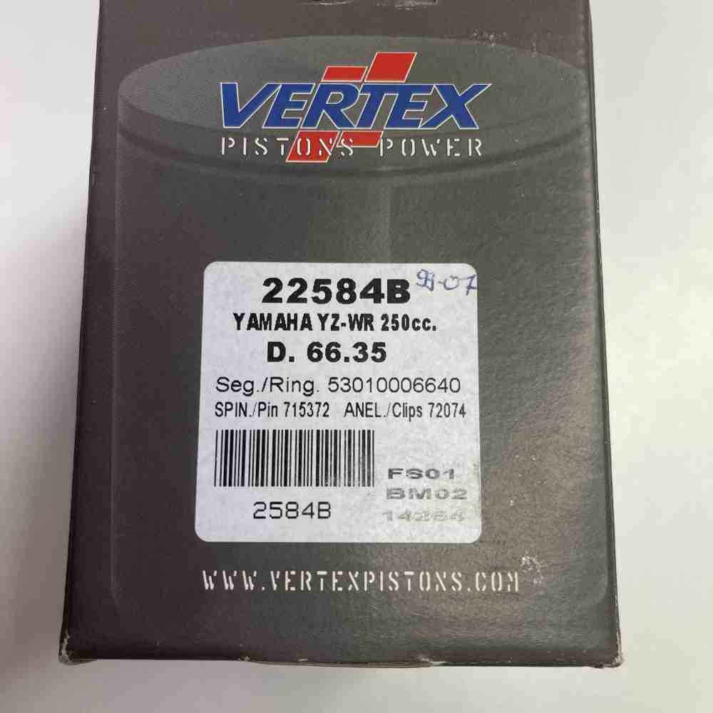 VERTEX 22584B Kolbensatz passend für Yamaha YZ 250 FX 99-22 66,35mm B Size