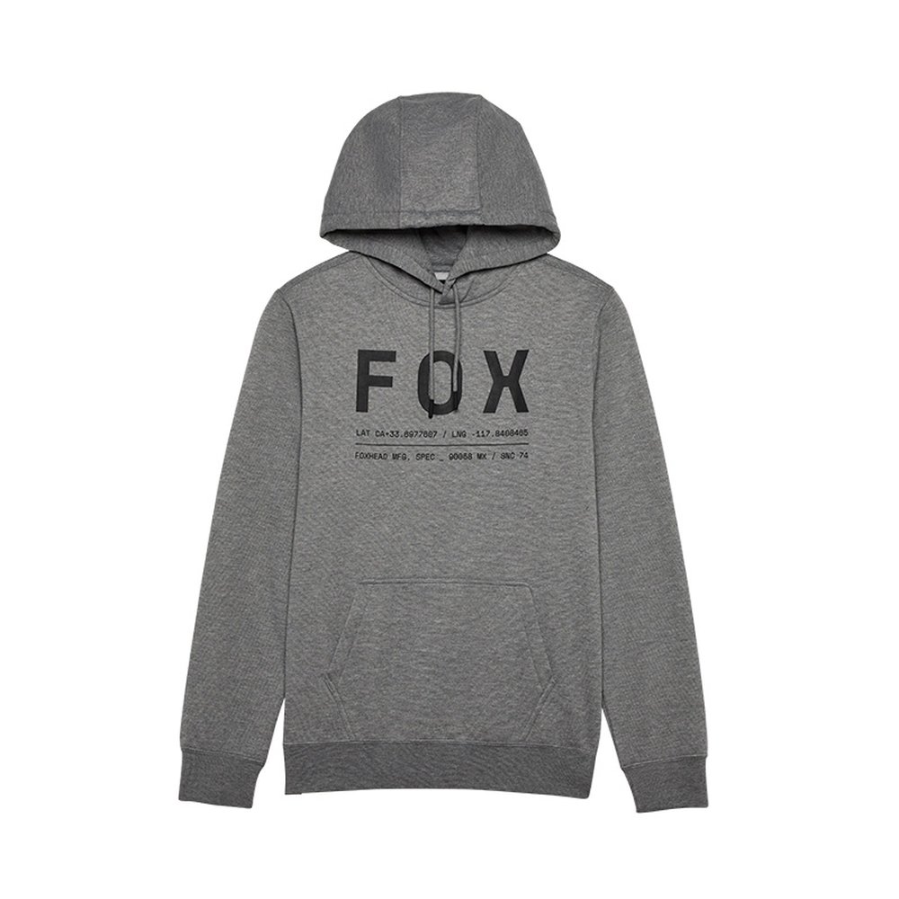 FOX NON STOP FLEECE PO Hoodie Kapuzen Pullover Heather Graphite