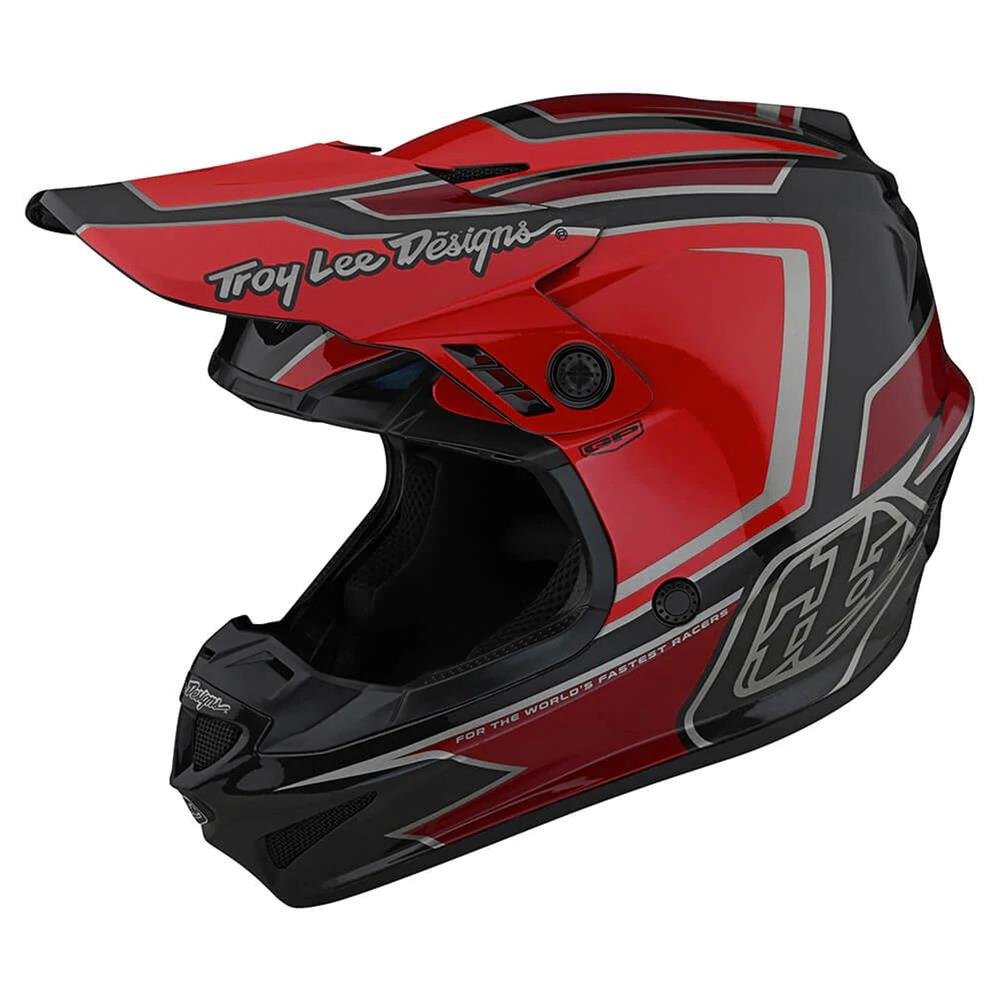 TROY LEE DESIGNS GP Ritn Motocross Helm rot