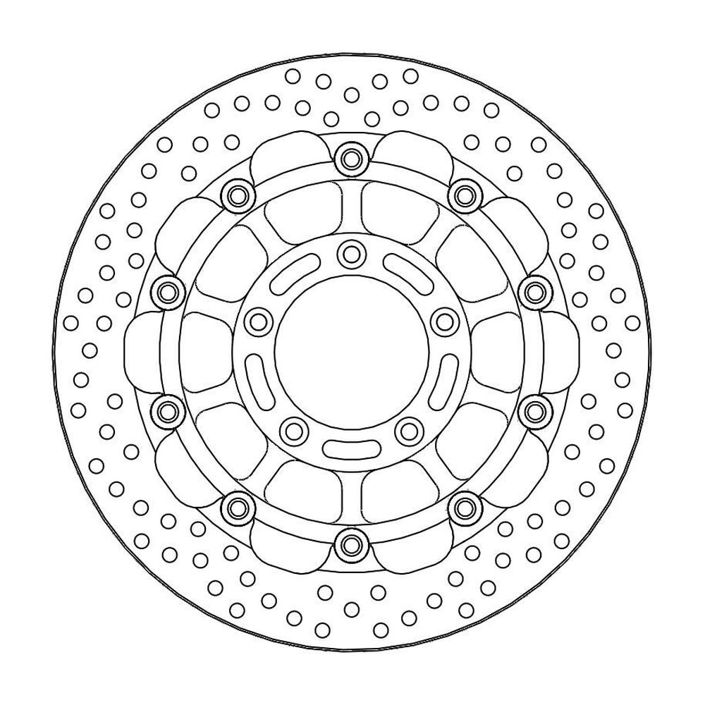 MOTO-MASTER Bremsscheibe Halo FR