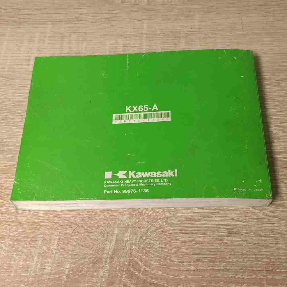 KAWASAKI KX65 (A) 2003 99976-1136 Motorrad-Handbuch gebraucht