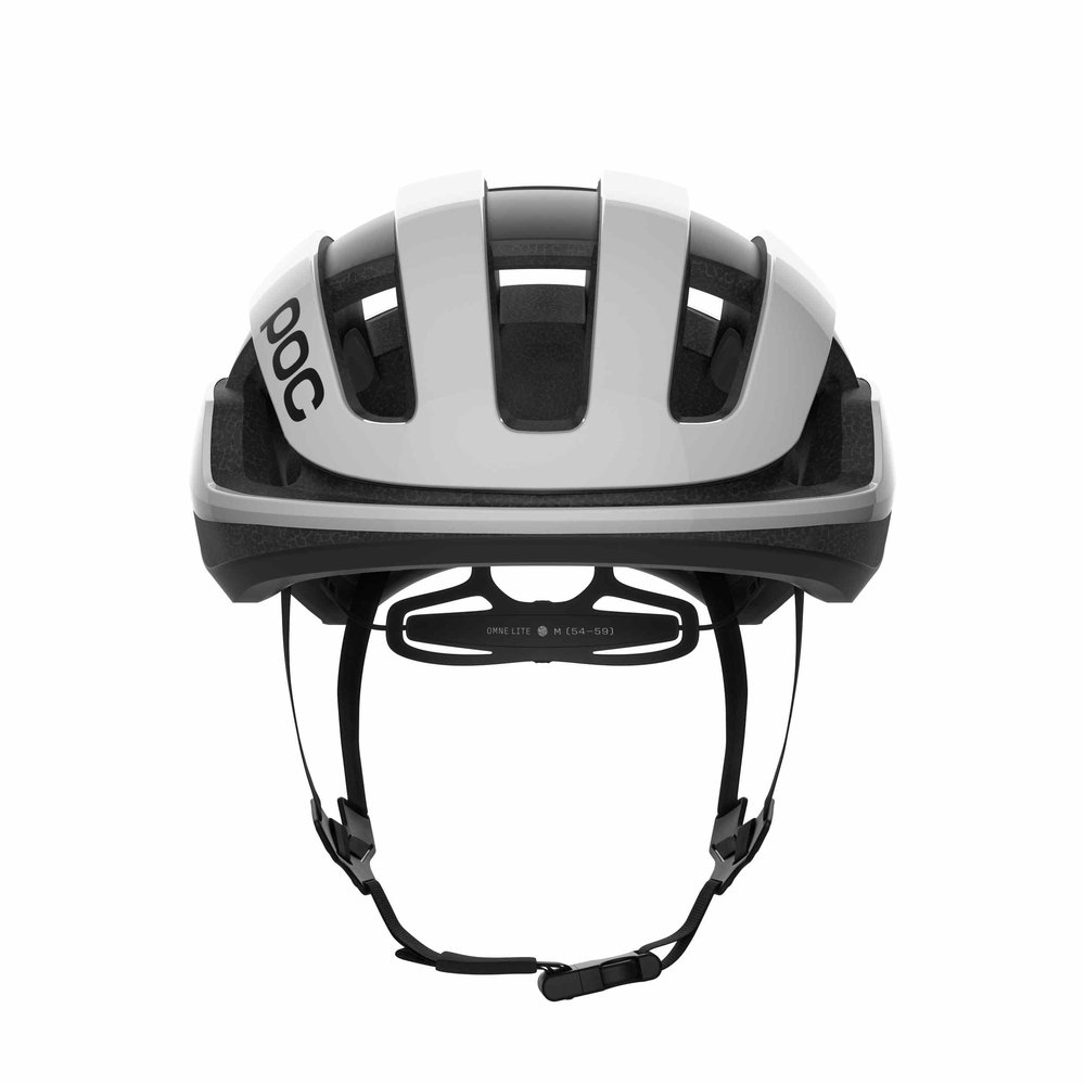 POC Omne Lite Gravel Helm Hydrogen White/Uranium Black Matt