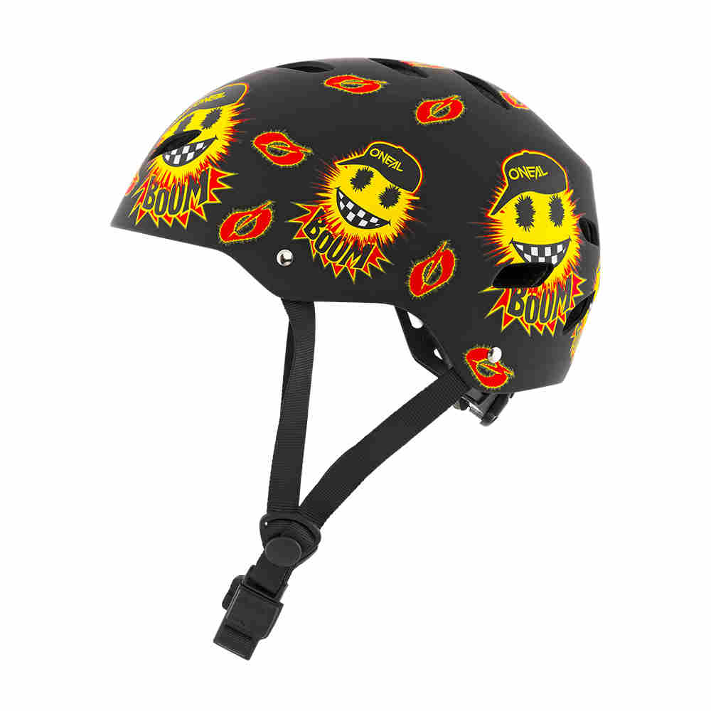 ONEAL Dirt Lid Youth Emoji MTB Kinder Helm schwarz gelb