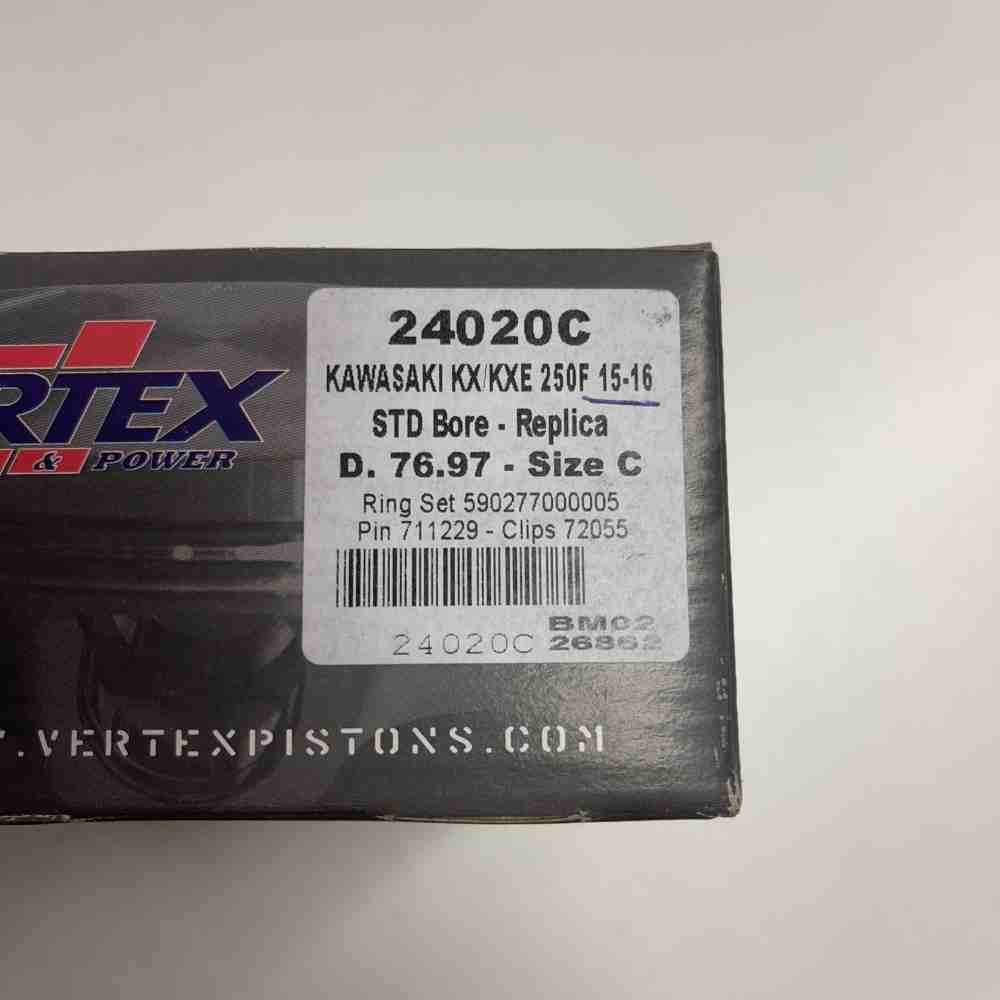VERTEX 24020C Kolbensatz passend für Kawasaki KX250F 15-16 76,97mm Size C