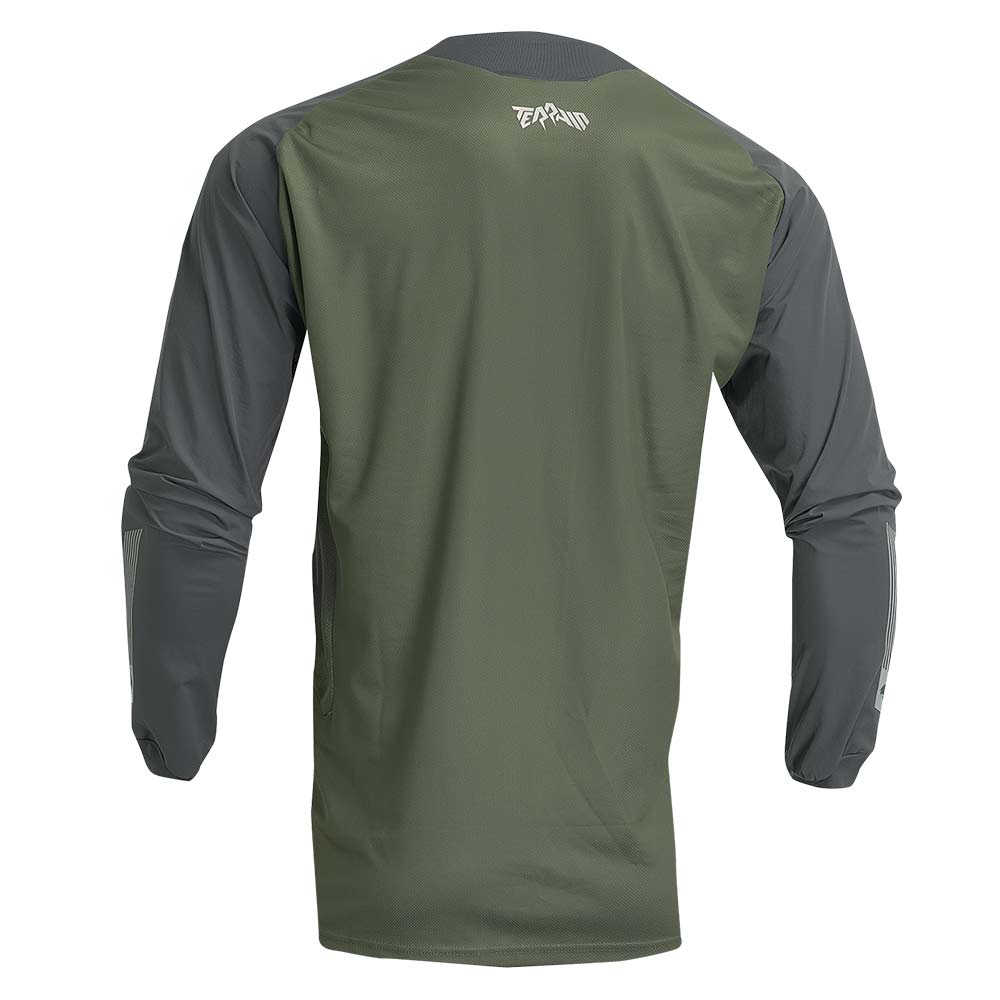 THOR Terrain Motocross Jersey army charcoal